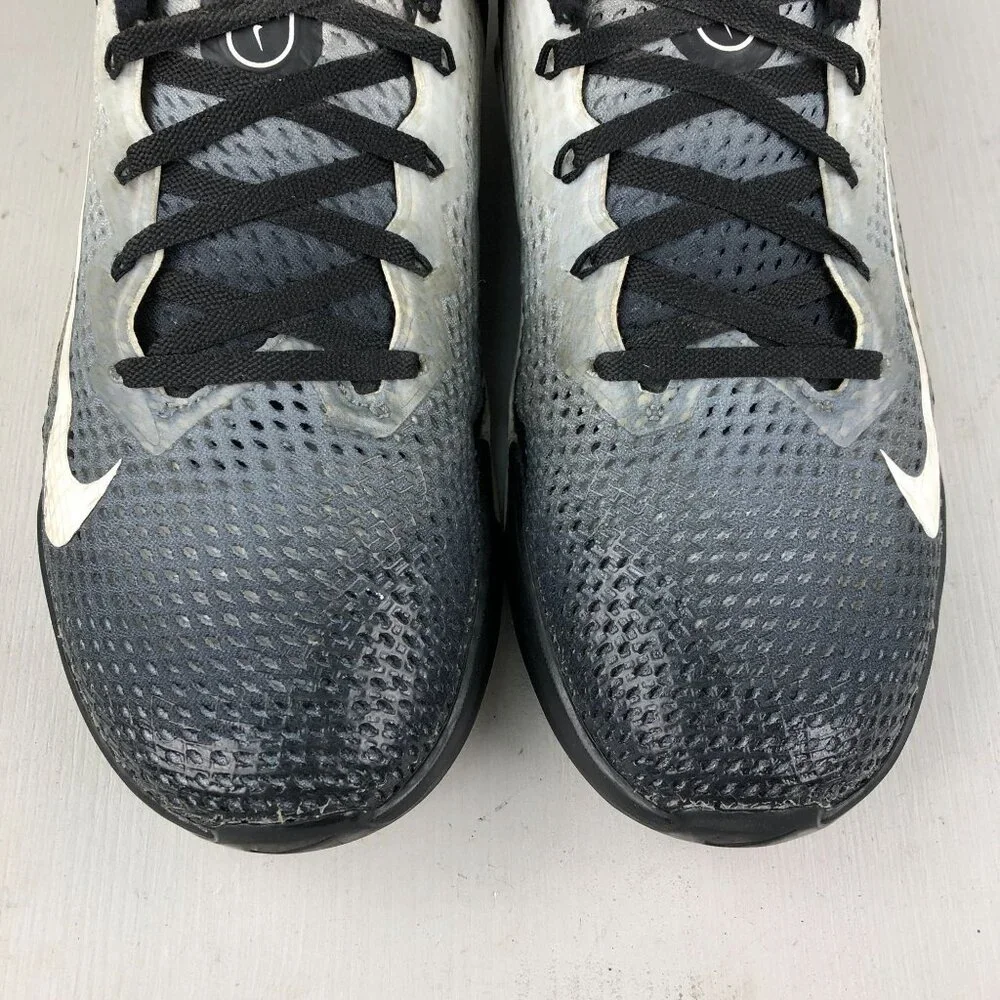 Nike Women's Size 10.5 Metcon 6 Black White Grey Lace-Up Sneakers DJ3073-001 - Picture 5 of 12